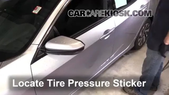 2018 Honda Civic LX 2.0L 4 Cyl. Hatchback Tires & Wheels Check Tire Pressure